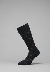 Calze Corte in Cotone Biciclette - Nero - Nero | Cagi