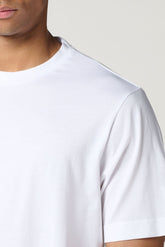 Completo Maglietta Girocollo e Pantaloncini in Jersey di Cotone Leggero - Bianco e Fantasia Ancore - Bianco/st.ancore 1093 | Cagi