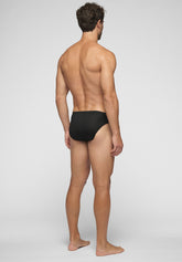 Mini Briefs 1208 in Privilegio double mercerized cotton - Black - Nero | Cagi