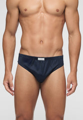 Mini Briefs 1208 in Privilegio double mercerized cotton - Blue - Blu | Cagi