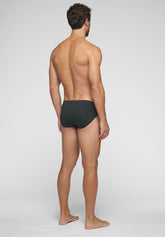 1291 Total Cotton Medium Briefs - Anthracite - Antracite | Cagi