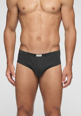 1291 Total Cotton Medium Briefs - Anthracite - Antracite | Cagi
