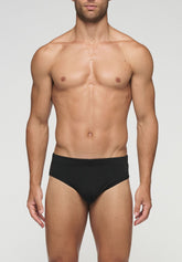 Goal Bipack Stretch Cotton Medium 2 pieces Briefs - Black - Nero | Cagi