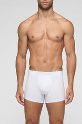 Boxer Parigamba in Cotone Elasticizzato Goal 2 pezzi Bipack - Bianco - Bianco | Cagi