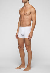 Boxer Parigamba in Cotone Elasticizzato Goal 2 pezzi Bipack - Bianco - Bianco | Cagi