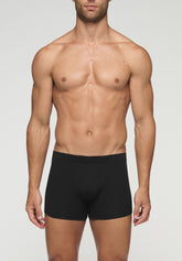 Boxer Parigamba in Cotone Elasticizzato Goal 2 pezzi Bipack - Nero - Nero | Cagi