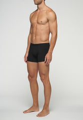 Boxer Parigamba in Cotone Elasticizzato Goal 2 pezzi Bipack - Nero - Nero | Cagi
