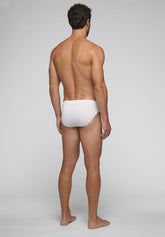 Total Cotton Mini Briefs 5238 - White - Bianco | Cagi