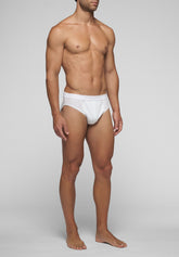 Total Cotton Mini Briefs 5238 - White - Bianco | Cagi