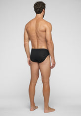 Slip Mini 5238 in Cotone Total Cotton - Nero - Nero | Cagi