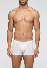 Stretch Modal Athletic Boxer Puro Modal - White - Bianco | Cagi