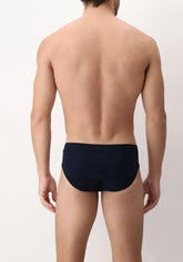 Bright Cotton Mini Briefs - Blue - Blu | Cagi