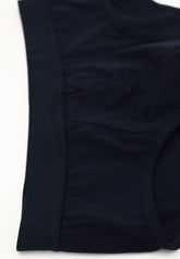 Bright Cotton Midi Comfort Briefs - Blue - Blu | Cagi