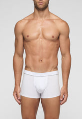 Boxer Parigamba in Cotone Elasticizzato In Action - Bianco - Bianco | Cagi