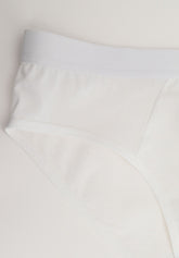 Bright-Cotton Low-Waist Briefs - White - Bianco | Cagi