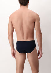 Slip Vita Bassa in Cotone Bright Cotton - Blu - Blu | Cagi