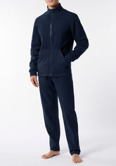 Tuta con Zip Punto Milano Soft Touch - Blu - Blu 402 | Cagi