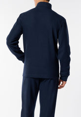 Tuta con Zip Punto Milano Soft Touch - Blu - Blu 402 | Cagi