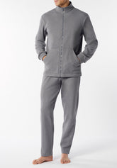 Tuta con Zip Punto Milano Soft Touch - Grigio Melange - Grigio melange 746 | Cagi