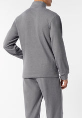 Tuta con Zip Punto Milano Soft Touch - Grigio Melange - Grigio melange 746 | Cagi
