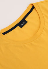 Lightweight-Cotton-Jersey-Crew-Neck-T-Shirt-and-Shorts-Set - Yellow and Blue - Giallo/blu 1066 | Cagi