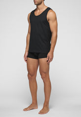 Canotta Spalla Larga 1106 in Cotone Natural Comfort - Nero - Nero | Cagi