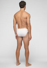 Slip Mini 1208 in Cotone Filo di Scozia Privilegio - Bianco - Bianco | Cagi