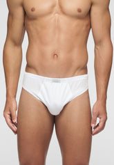 Slip Mini 1208 in Cotone Filo di Scozia Privilegio - Bianco - Bianco | Cagi