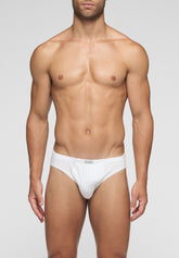 Slip Mini 1244 in Cotone Total Cotton - Bianco - Bianco | Cagi