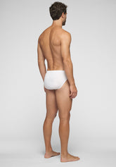 Slip Mini 1244 in Cotone Total Cotton - Bianco - Bianco | Cagi