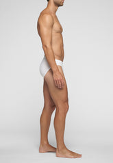 Slip Mini 1244 in Cotone Total Cotton - Bianco - Bianco | Cagi