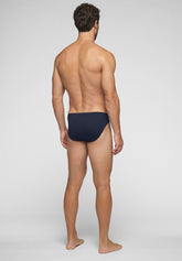 Slip Mini 1244 in Cotone Total Cotton - Blu - Blu | Cagi