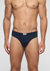 Slip Mini 1244 in Cotone Total Cotton - Blu - Blu | Cagi