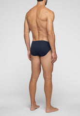 Slip Medio 1291 in Cotone Total Cotton - Blu - Blu | Cagi