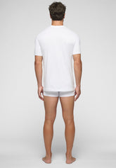 T-Shirt Girocollo 1306 in Cotone Natural Comfort - Bianco - Bianco | Cagi