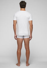 T-Shirt Girocollo 1328 in Cotone Natural Comfort - Bianco - Bianco | Cagi