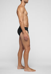 Slip Mini 5238 in Cotone Total Cotton - Nero - Nero | Cagi