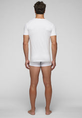 T-Shirt Girocollo in Cotone Natural Comfort Taglie Extra - Bianco - Bianco | Cagi