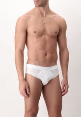 Slip Vita Bassa in Cotone Bright Cotton - Bianco - Bianco | Cagi