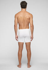 Boxer Calzoncino 5289 con Apertura in Cotone - Bianco - Bianco | Cagi